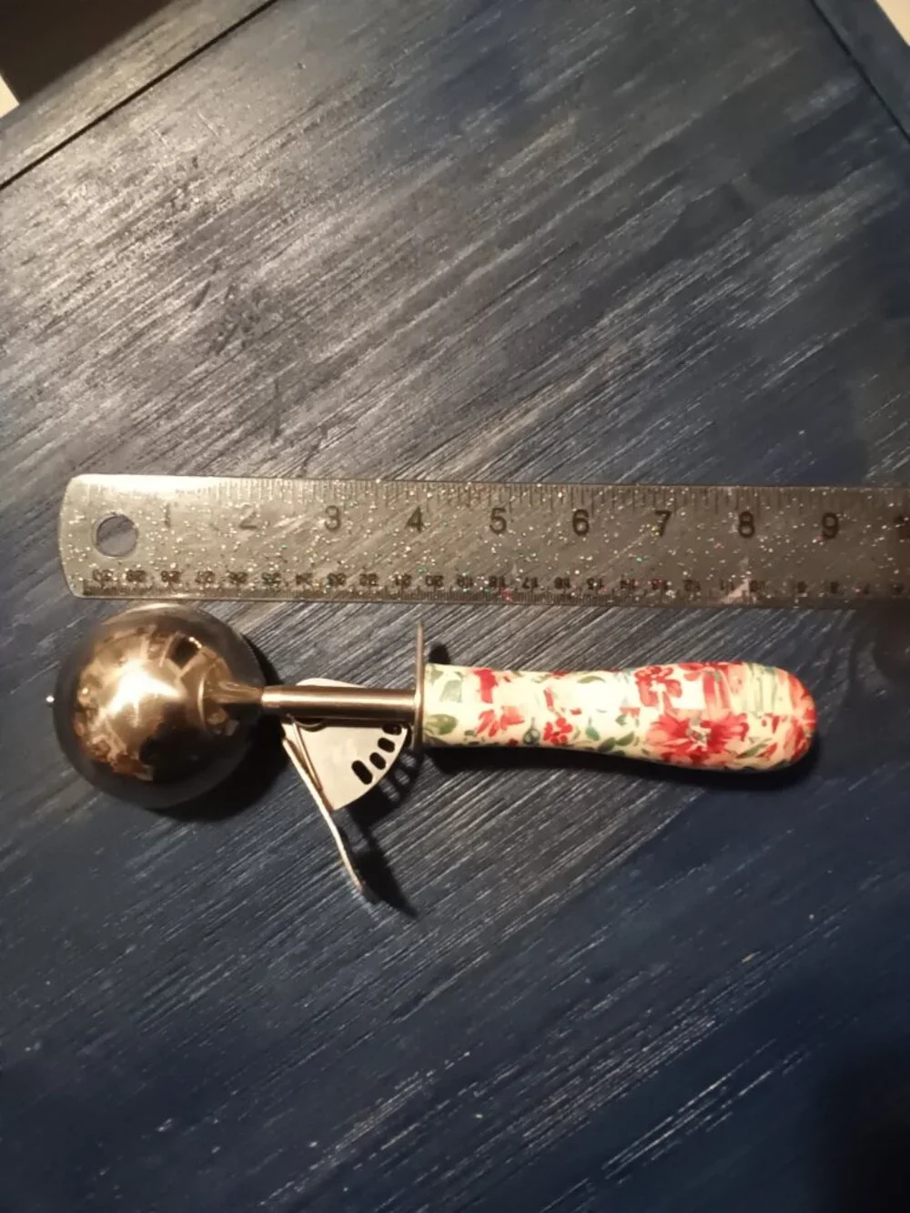 Pioneer Woman floral print ice cream scoop